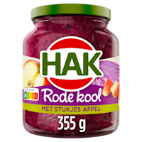 Hak Rode kool met stukjes appel