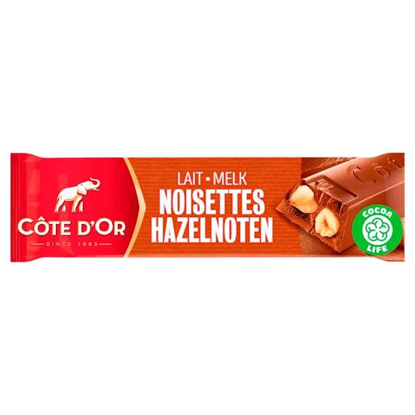 Côte d'Or Chocoladereep melk hazelnoten