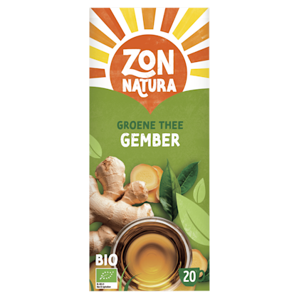 Zonnatura Groene thee gember