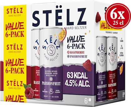 Hard Seltzer Raspberry & Passionfruit