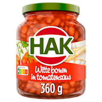 Hak Witten bonen in tomatensaus