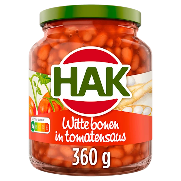 Hak Witten bonen in tomatensaus