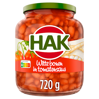 Witte bonen in tomatensaus