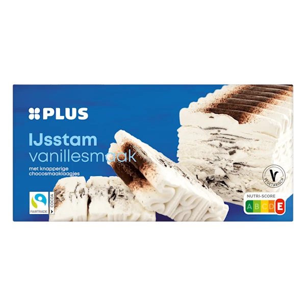 PLUS ijsstam vanillesmaak
