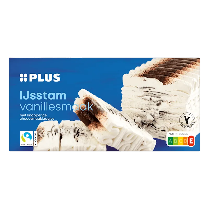 PLUS ijsstam vanillesmaak
