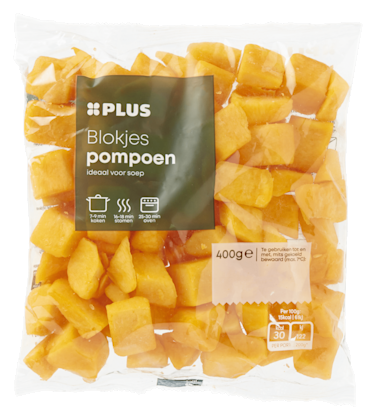 Pompoenblokjes