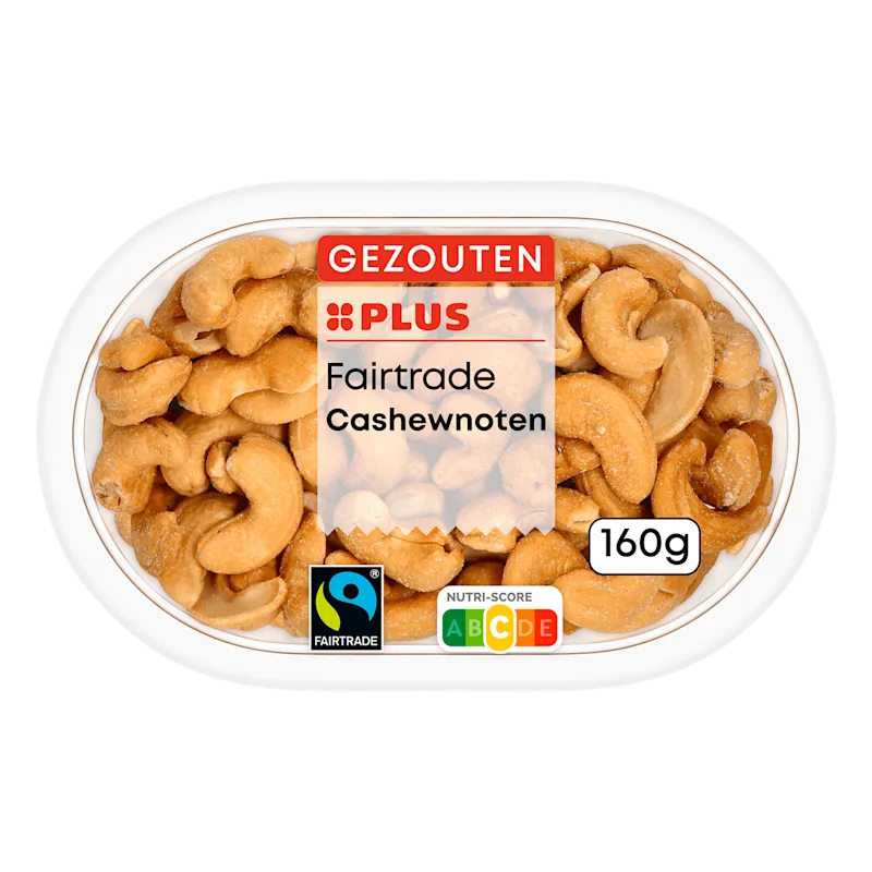 PLUS Cashewnoten Fairtrade (gez)