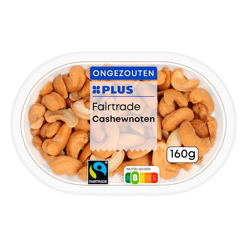 PLUS Cashewnoten Fairtrade (ongz)