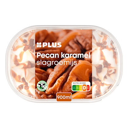 slagroomijs pecan karamel