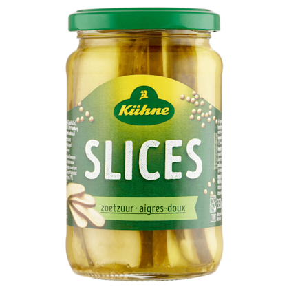 Kuhne Augurken slices zoetzuur