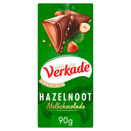 Hazelnoot/melk chocoladereep
