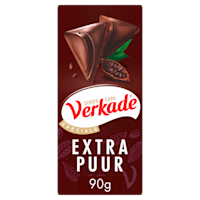 Verkade Extra puur chocoladereep