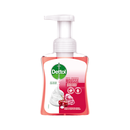 Foam Rose Cherry Handzeep