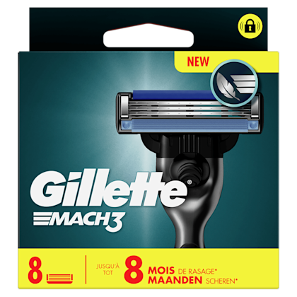 Gillette Mach3 Base Mesjes _ 8CT