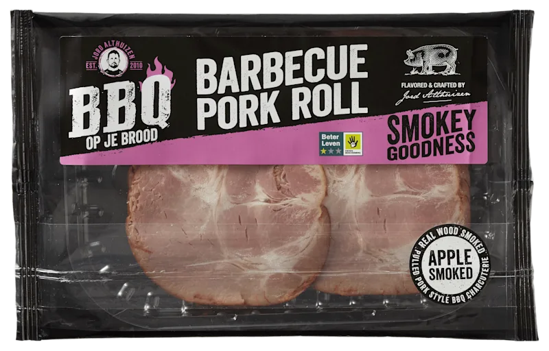 BBQ op je brood BBQ pork roll