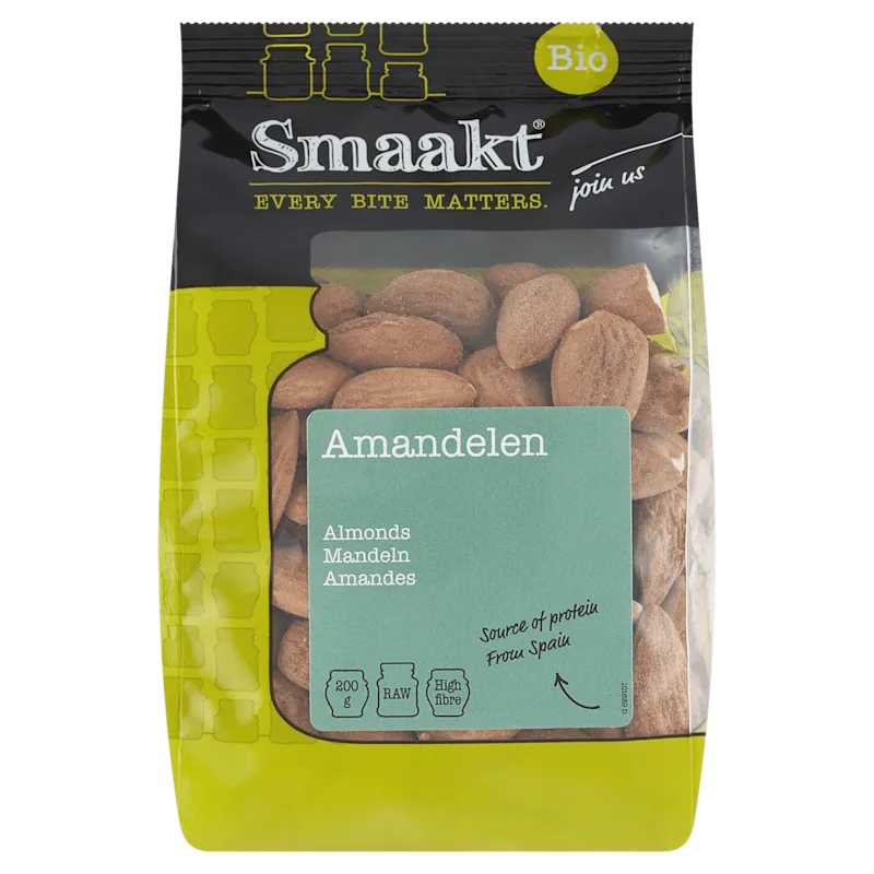 Smaakt Amandelen bio