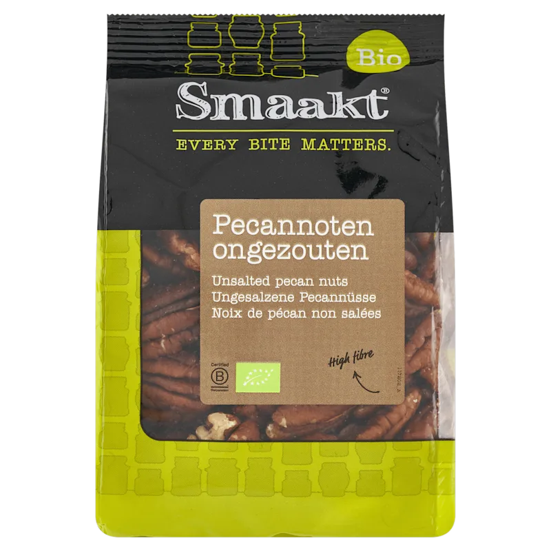 Smaakt Pecannoten ongezouten bio