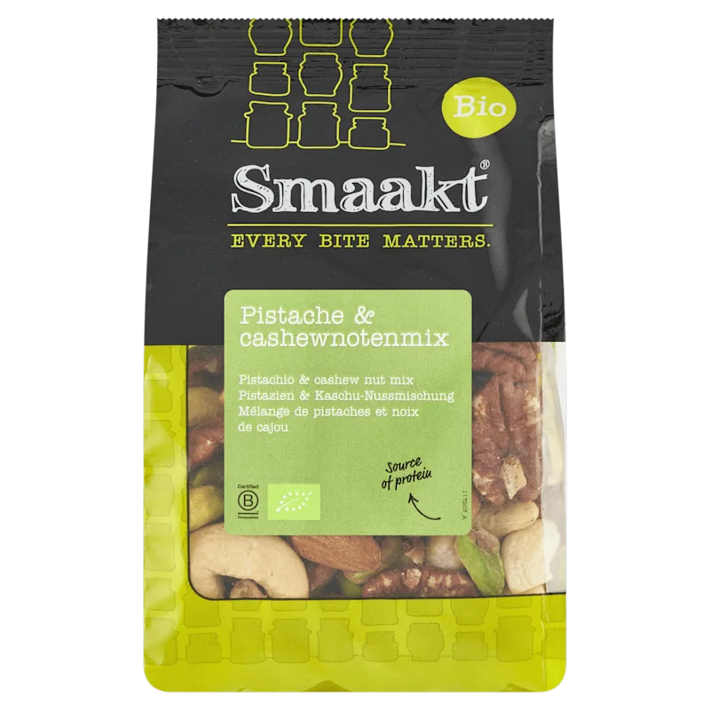 Smaakt Pistache-cashew notenmix bio