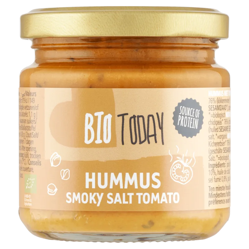 BioToday Hummus smoky salt tomato bio