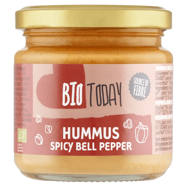 BioToday Hummus spicy bell pepper bio