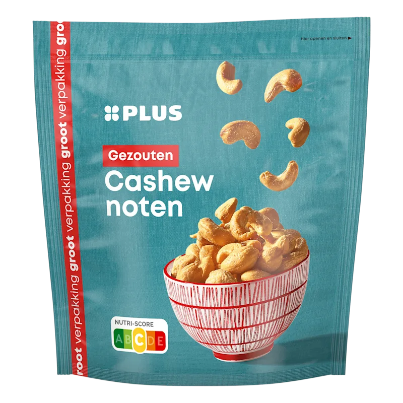 PLUS gezouten cashewnoten