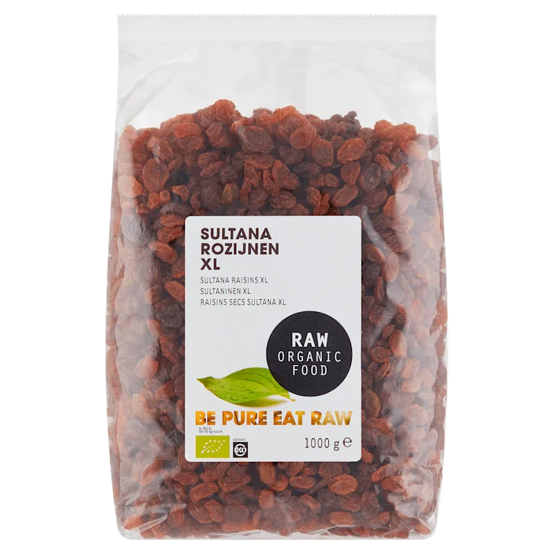Raw Organic Food Sultanarozijnen RAW bio