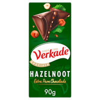 Verkade Extra puur/hazelnoot chocoladereep