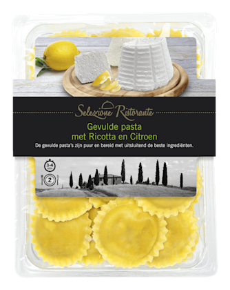 Gevulde pasta ricotta en citr