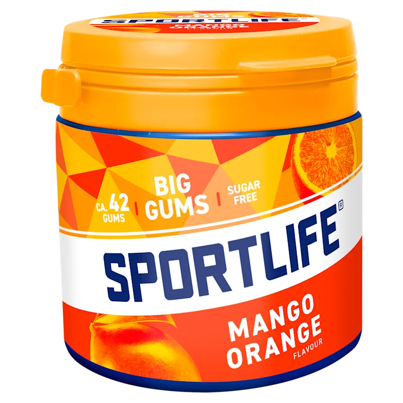 Sportlife Big gums mango orange