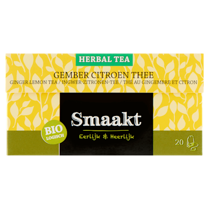 Gember-citroenthee bio