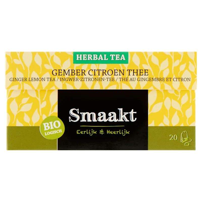 Smaakt Gember-citroenthee bio