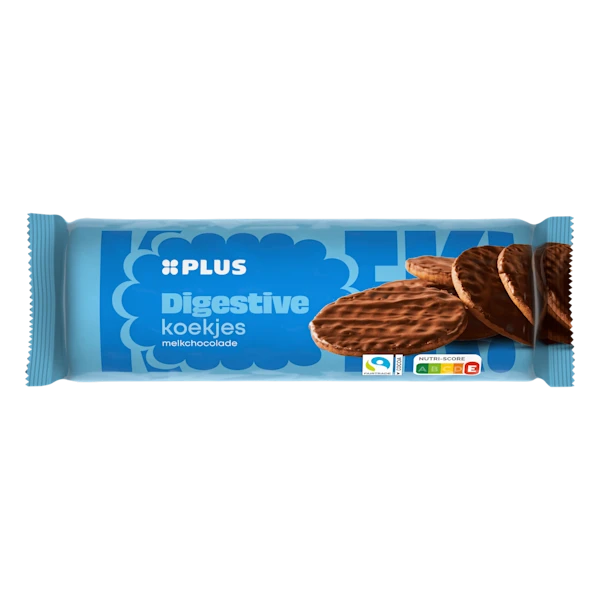 PLUS Digestive Melk Fairtrade