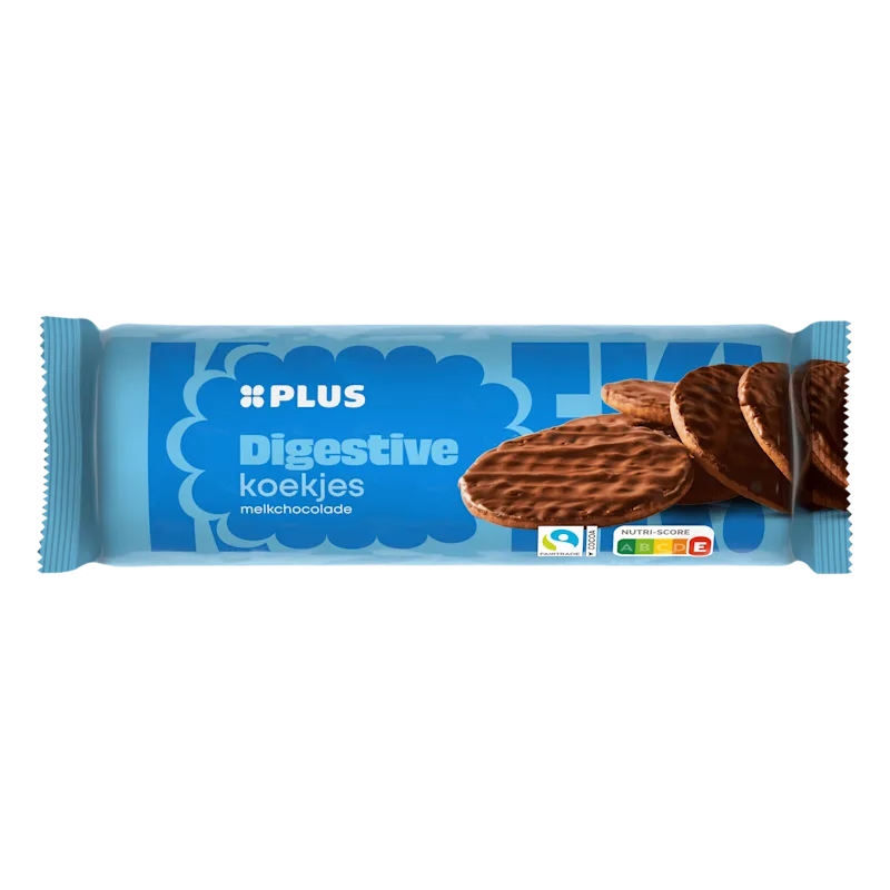 PLUS Digestive Melk Fairtrade