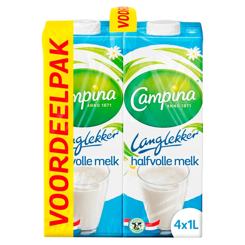 Campina Langlekker halfvolle melk VDV