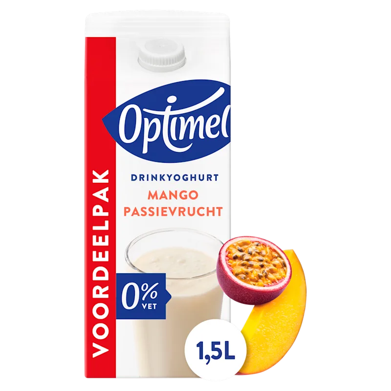 Optimel Drink Mango/Passie 0% vet