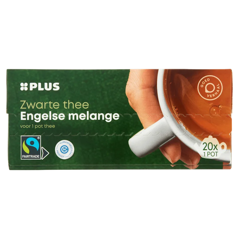 PLUS Thee Engelse melange 1-pot Fairtrade