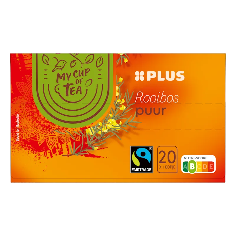 PLUS Thee Rooibos Puur Fairtrade