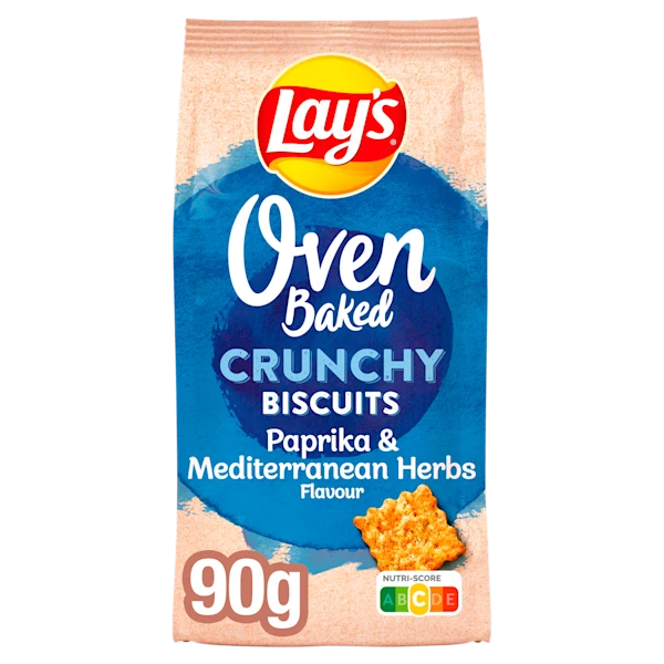 Lays Oven Baked Crunchy Biscuit Paprika & M