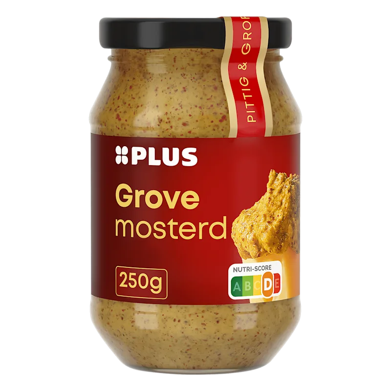 PLUS Grove mosterd