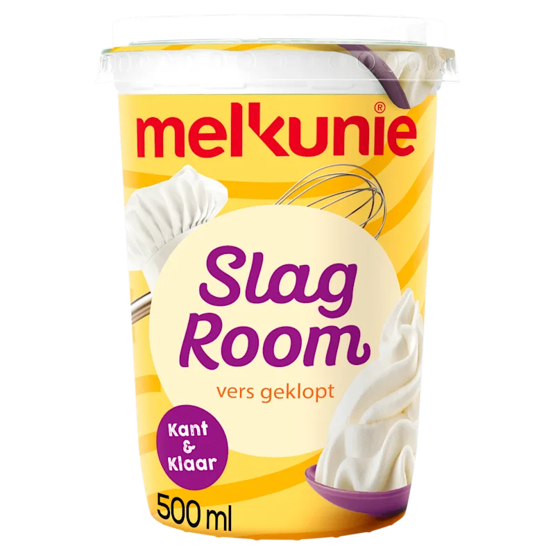 Melkunie Geklopte slagroom kant & klaar