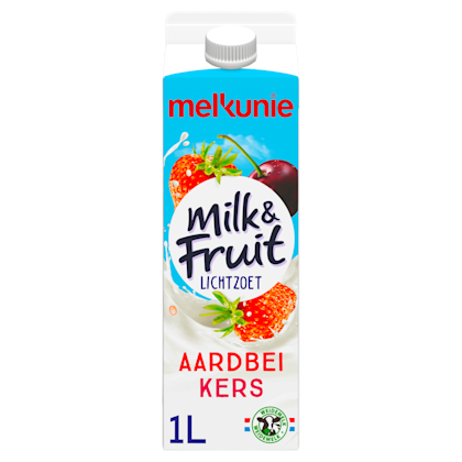 Milk & Fruit Lichtzoet aardbei-kers