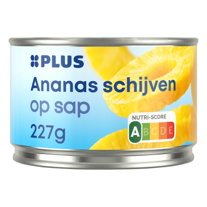 Ananas schijven op sap