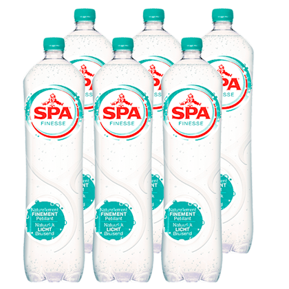 Finesse licht bruisend mineraalwater