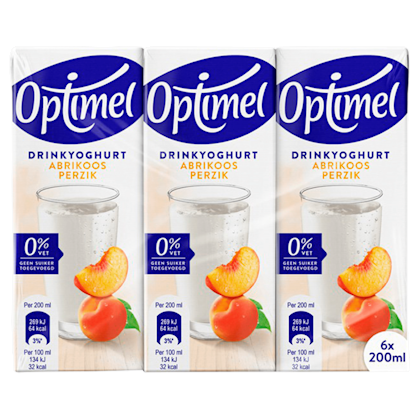 Langlekker perzik-abrikoos mini 6-pack