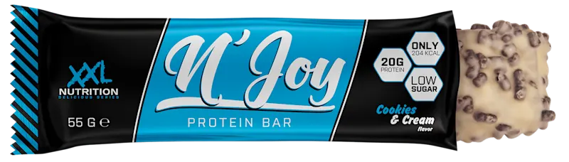 XXL Nutrition N'Joy protein bar cookies & cream