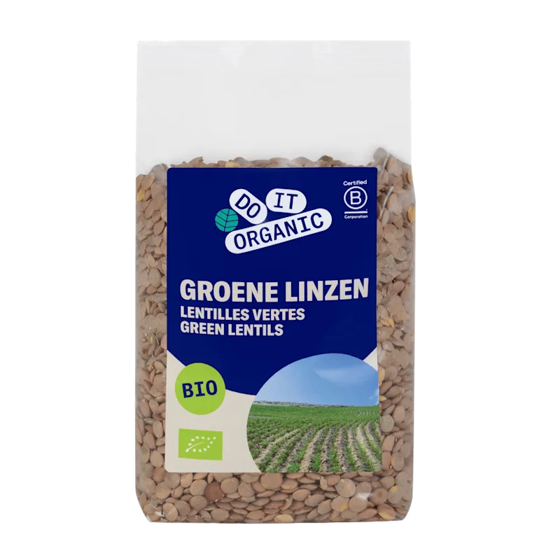 DO IT Organic Linzen groen biologisch