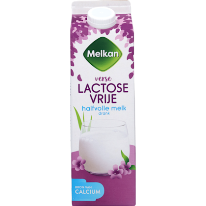 Halfvolle melk lactose vrij