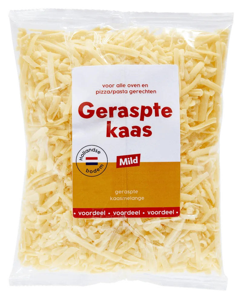 Neutraal Geraspte kaas mild