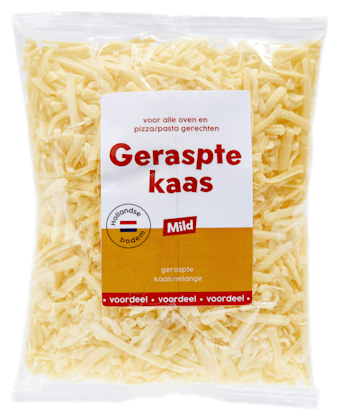 Geraspte kaas mild