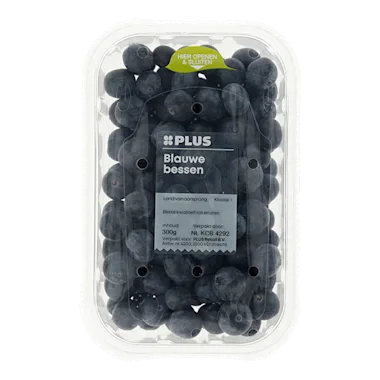 PLUS Blauwe bessen Per Bakje 300 g